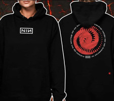 Nine Inch Nail Peel It Back Tour 2025 Nin Red Spiral Unisex Hoodie