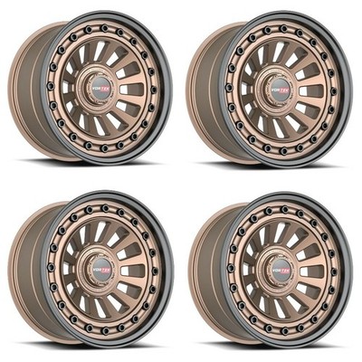 Set 4 18'' Vortek Radar VRD-702 Matte Bronze 18x9 Wheels 6x135 6x5.5 12mm Rims