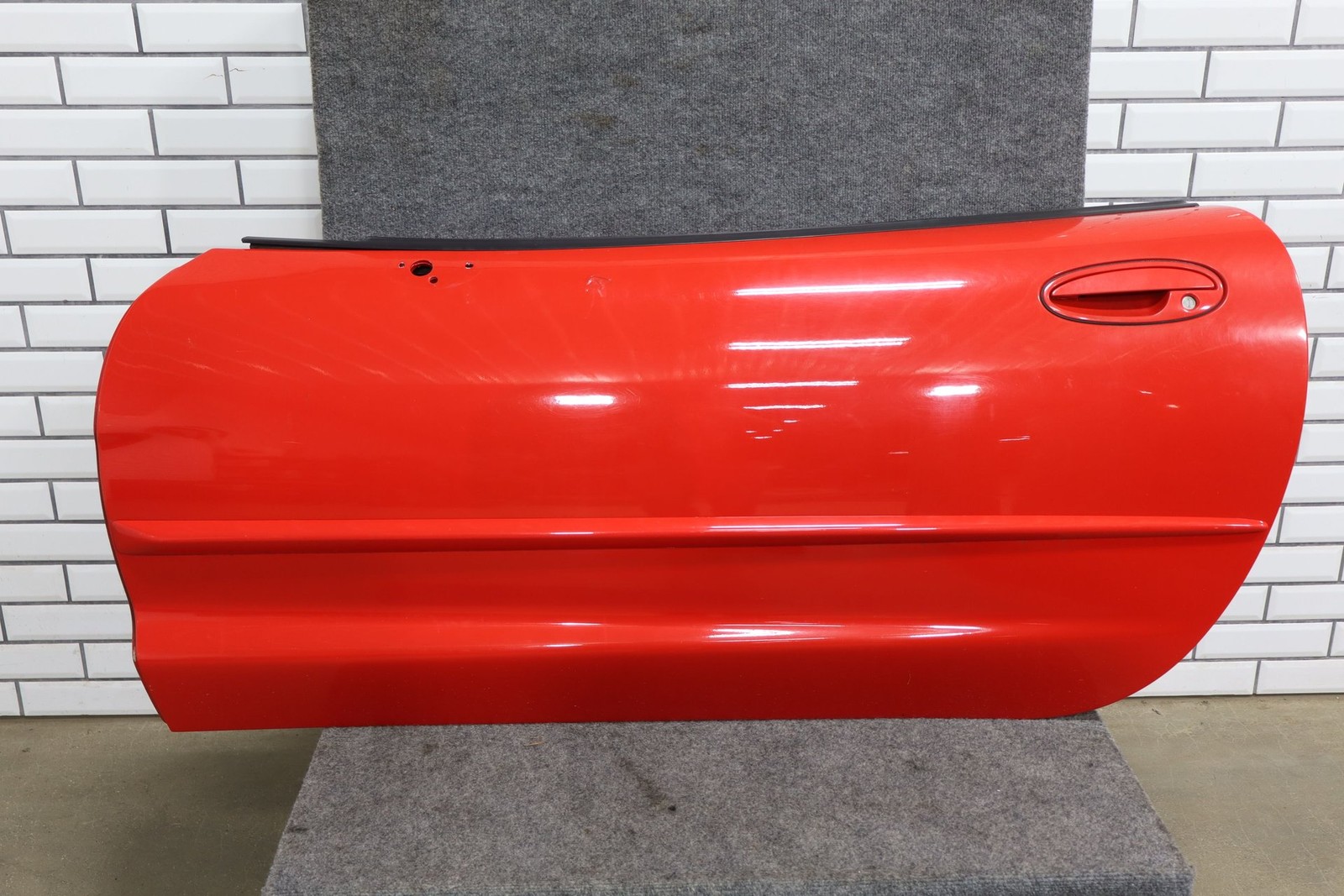 1997-2004 Chevrolet Corvette Left Front Door Shell Torch Red 70