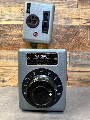 Variac General Radio Company Type W2M Adjustable Autotransformer Variable Volt
