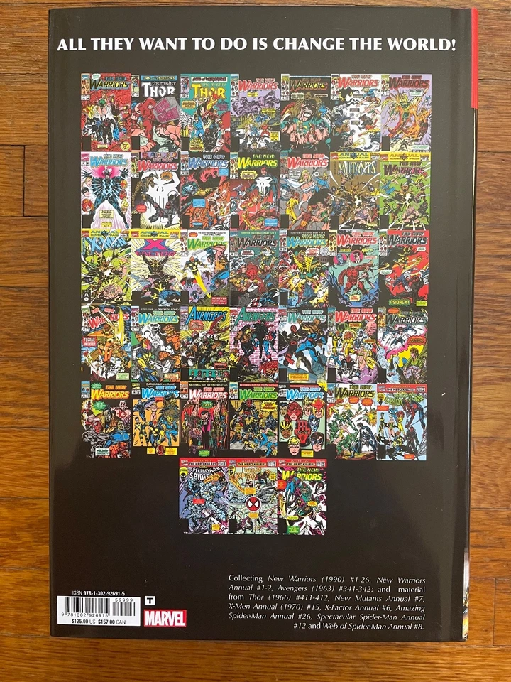 The New Warriors Omnibus, Vol. 1 & 2 HC (Marvel) - Nicieza, Bagley; unread - Image 3 of 4