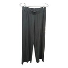 Ekouaer Women's Green Lounge Solid Pattern pleated  Pants Size Large — photo 1