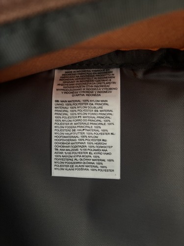 TNF Borealis backpack-school,commuter-stone brown-one size-water resistant-NEW - Picture 13 of 24