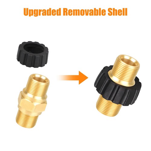 53mm / 2.1 inch Length Quick Connect Pipe Hose Adapter Easy Connection - Picture 8 of 12
