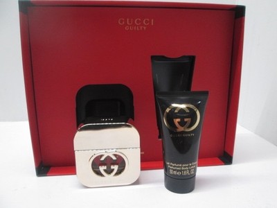 GUCCI GUILTY POUR FEMME Profumo Donna Eau De Toilette 30ml Spray + Body Lotion 50m