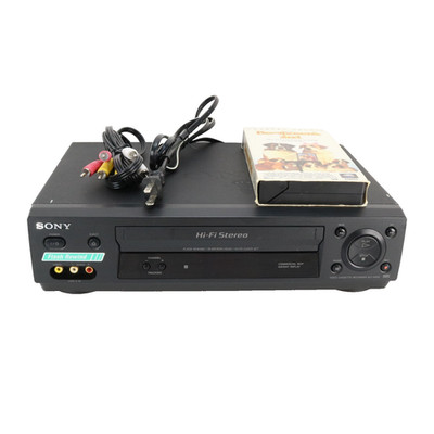 Sony SLV-N500 4Head Hi-Fi Stereo VCR * Tested Fully Works * Fast Rewind * VG