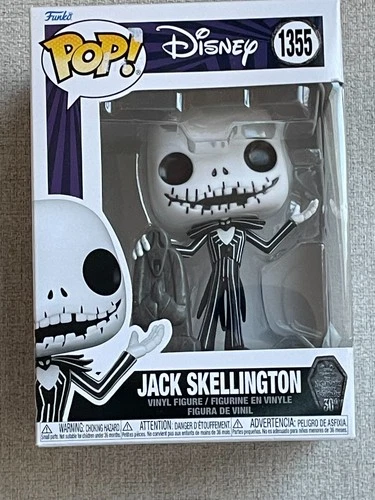 FUNKO POP DISNEY JACK SKELLINGTON #1355 FIGURE NEW IN BOX