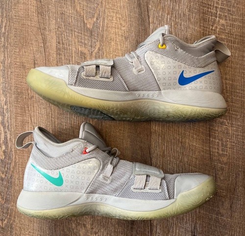 Nike PlayStation x PG 2.5 Wolf Grey Paul George Size 14 Sneakers BQ8388-001 - Picture 4 of 10
