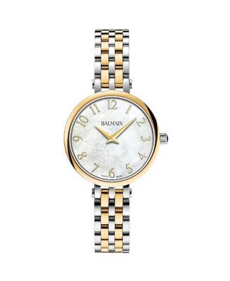 BALMAIN Women Analog Quartz Casual Watch Classic Dress Mother of Pearl Dial Wate