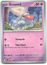 Greavard 065/132 Common Mega Evolution Pokemon