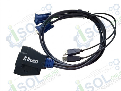 Kinan 2-Port VGA Cable KVM Switch USB & Audio Support KA1302