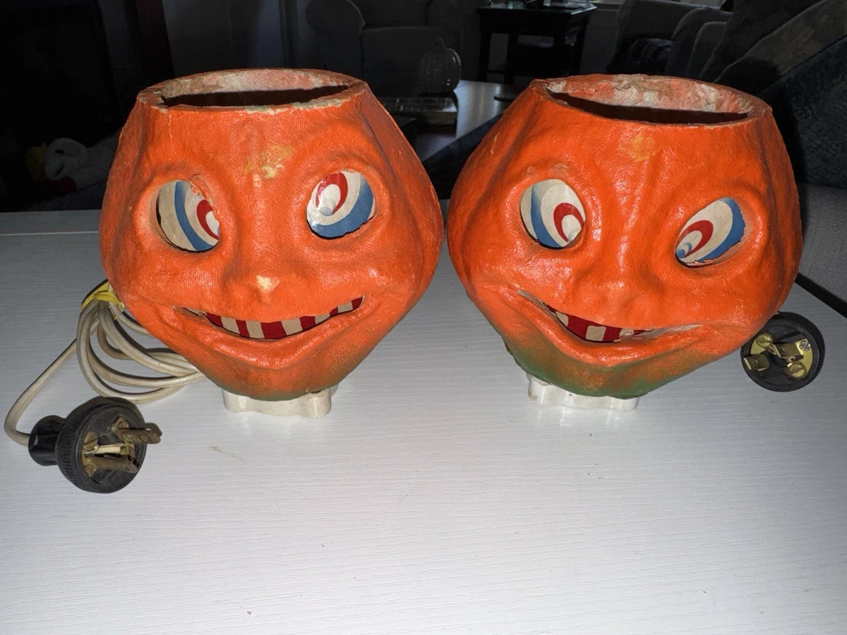 Vintage Metal Jack-O-Lantern for sale | eBay