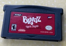 BRATZ ROCK ANGELZ NINTENDO GAME BOY ADVANCE SP GBA Tested Pics Working