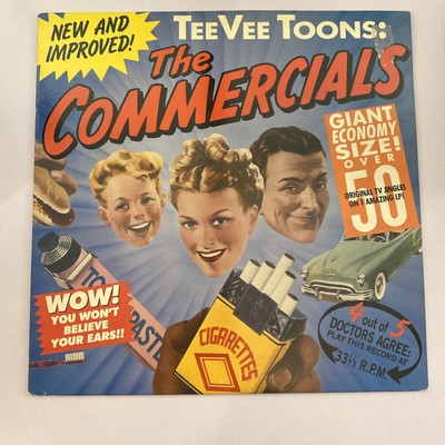 Tee Vee Toons. The Commercials. VG+ Vinyl LP. 1989
