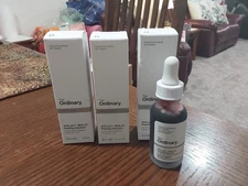 LOT/3 The Ordinary AHA 30% + BHA 2% PEELING SOLUTION 1 OZ EACH NIB!