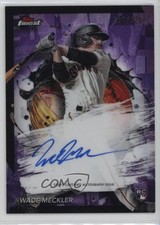 2024 Topps Finest Purple Refractor /125 Wade Meckler #FA-WM Auto 1e1a