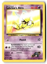 Sabrina's Abra 93/132 Common Pokemon Unlimited Lightly Played