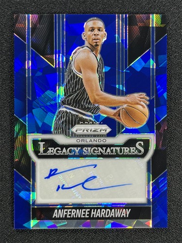 2025-26 Panini Prizm Anfernee Hardaway Blue Ice Legacy Signatures Auto /49