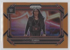 2023 Panini Prizm WWE Orange Prizm 19/99 Tamina Snuka Tamina #11 1f7d