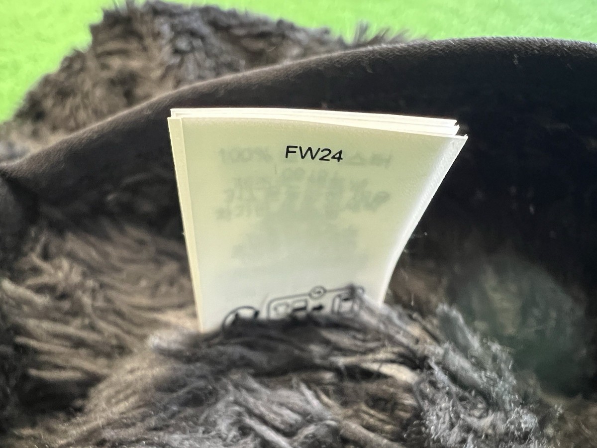 New Supreme Fuzzy Balaclava Black FW24 OSFA Authentic Face Mask