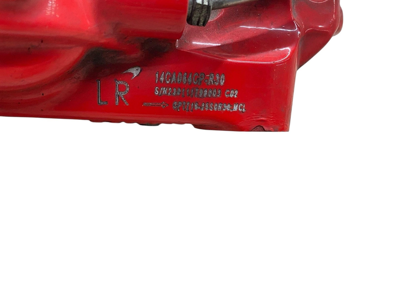 2024 MCLAREN ARTURA LEFT REAR AP RACING BRAKE CALIPER 14CA064CP *SCRATCHED* OEM