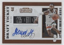 2019 Contenders Draft Picks College Ticket 52/99 Dewan Hernandez #136 Auto 11pj
