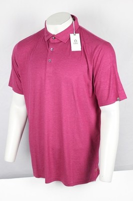 Tasc Performance Men's Cloud Polo Short Sleeve Shirt XXL Mulberry Heather