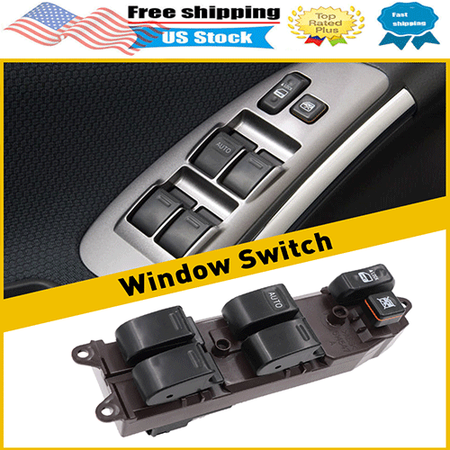 Front Driver Power Window Switch Master fits Toyota Corolla 2003 2004 2005 -2008 - Bild 1 von 18