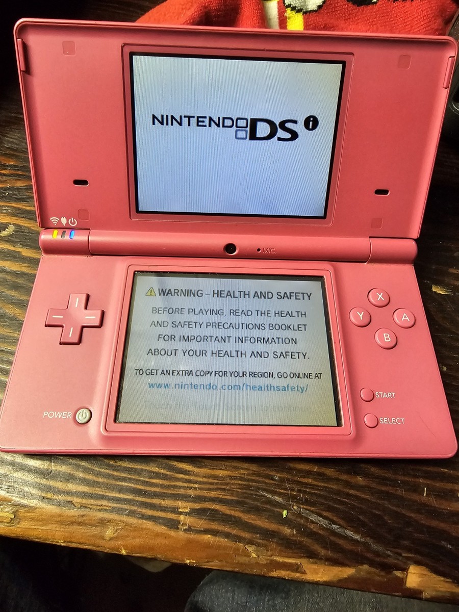 Nintendo DSi TWL-001 Pink Handheld System Console Wi-Fi Touch
