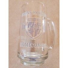 Bicchiere trasparente con manico Johns Hopkins Homecoming 1982