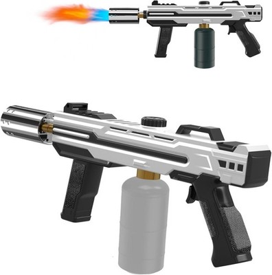Muphop Powerful Propane Torch Gun, Flamethrower Gun with Adjustable Flame, Bl...
