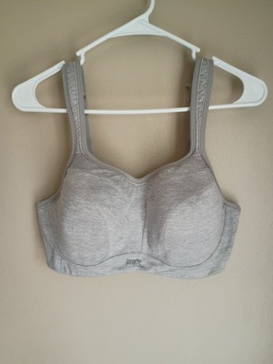Women's Panache Sport Sports Bra Size 38 DD Gray