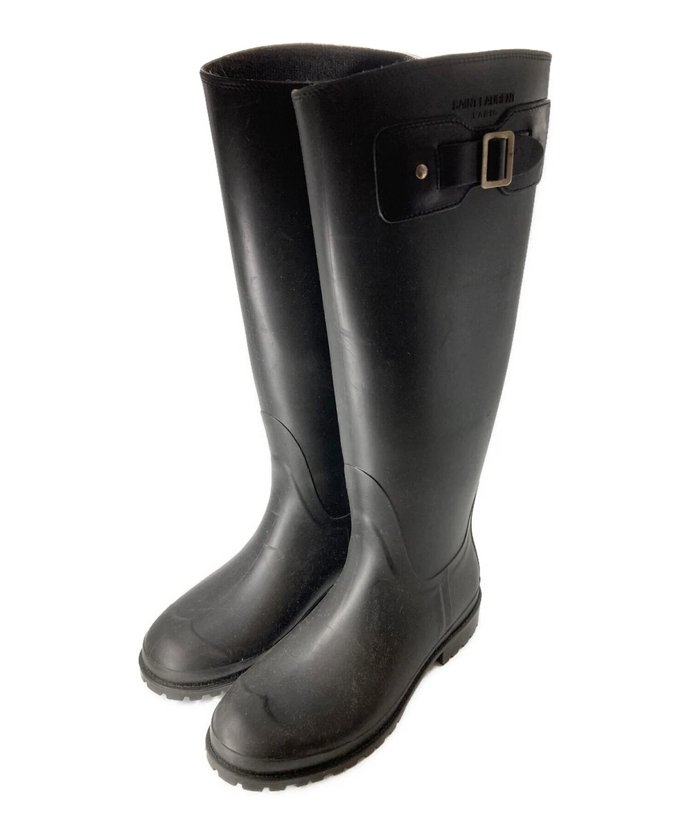 saint laurent y2k hedi期 ラバー レイン ブーツ レア Saint Laurent Rain Boots for Women for sale | eBay