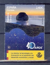 2025 HISZPANIA Wyspy Kanaryjskie Instytut Astrofizyki, 40 lat MNH