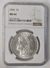 1896 Morgan Silver Dollar NGC MS64 SKUMD51