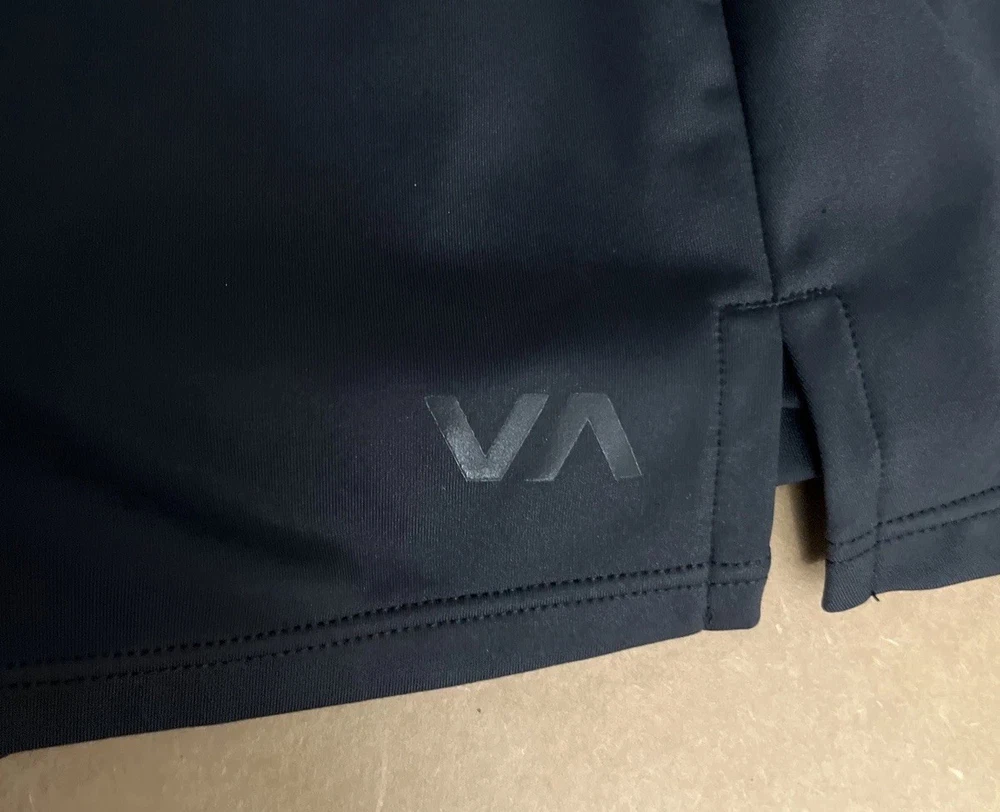 RVCA VA Essentials Black Medium Tennis Skirt for Pickleball & Athleisure