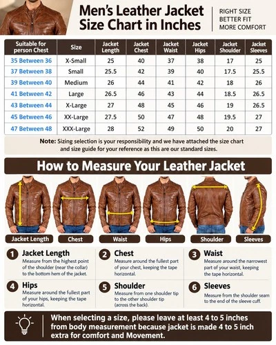 Genuine Lambskin Leather Jackets For Men Motorcycle Rider Outerwear Brown image 4