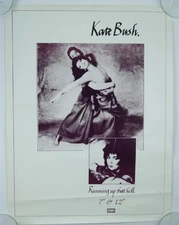 Kate Bush Running Up That Hill Single Promo Poster 19x25