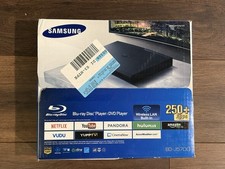 NEW SEALED Samsung BD-J5700 Smart Curved Blu-ray Player Wi-Fi 1080p Streaming