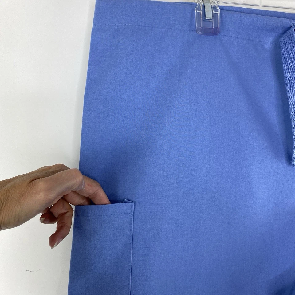 Pantalón Exfoliante Fundamentals By White Swan Unisex Talla M Azul Claro Enfermería Dental Foto 2 de 4