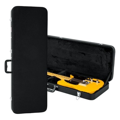 Gator Cases Hard-Shell Wood Case for Standard Electric GatorGWE, Black 