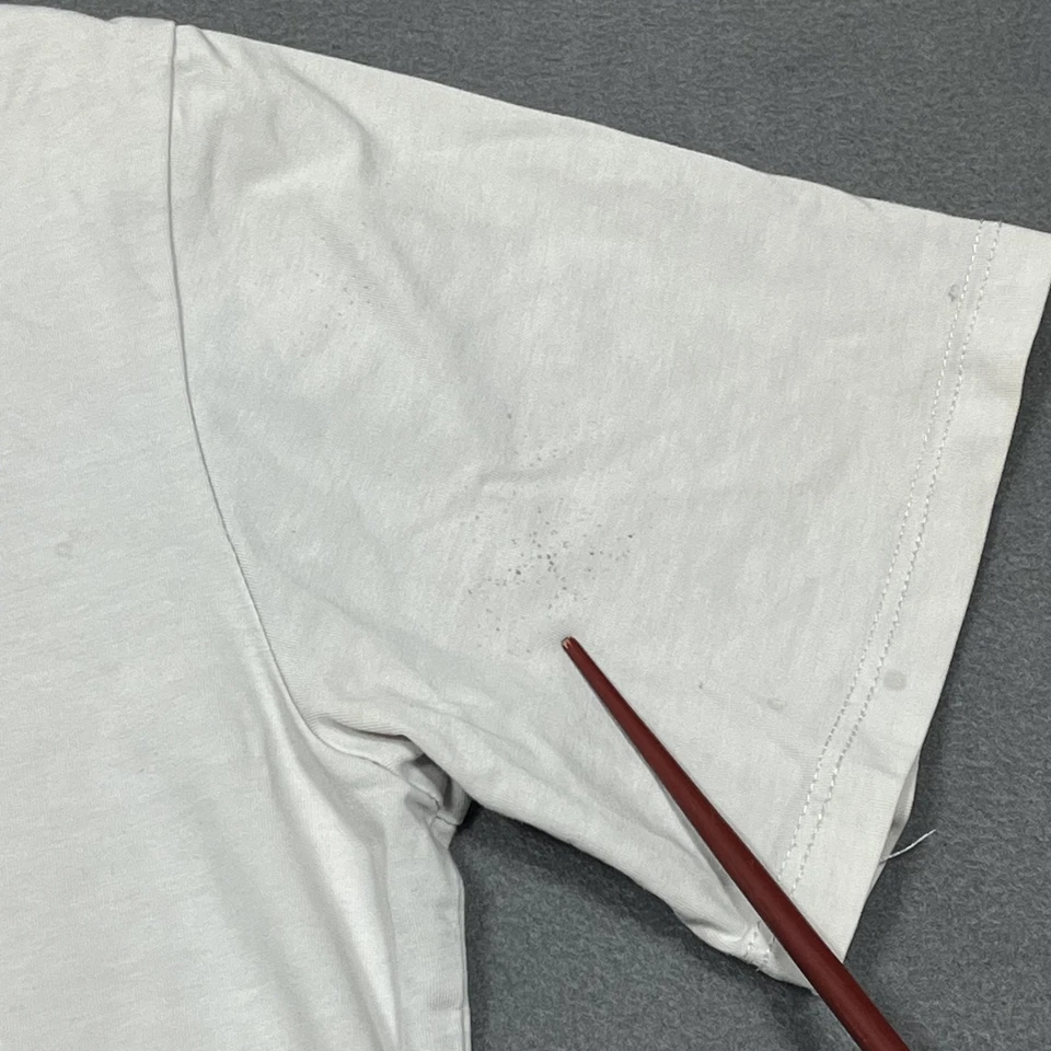 Fendi Shirt Womens Large White Rhinestone FF Logo Short Sleeve Made in Italy - Image 4 of 4