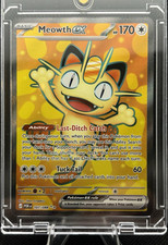 Pokemon Company Meowth ex 107/088 Prismatic Evolutions Holo UR Basic 170 HP