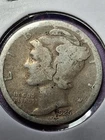 1926-S MERCURY DIME. VG CONDITION. SEMI KEY DATE.