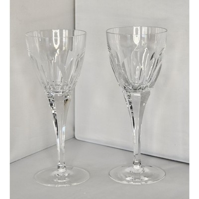 Cut Crystal Wine / Water Glasses Helene by CESKA x-2