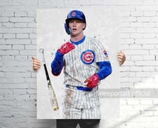 Pete Crow-Armstrong Chicago Cubs Canvas Wrap or Museum-Quality Poster