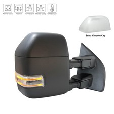 Chrome Unpainted Right Side Door Mirror For 17-2019 Ford Superduty Hc3z17682ca