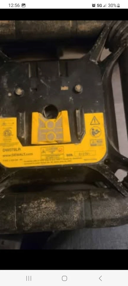 Nivel láser rotativo Dewalt 20v DW079LR Foto 3 de 4