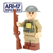 WW1 AEF Soldier - Army Builders - Custom Minifigure -United Bricks