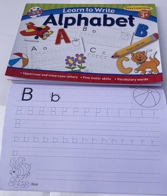 Schreiben lernen Alphabet Handschrift Übungsbuch A4 Block Vorschule Kinder Säuglinge